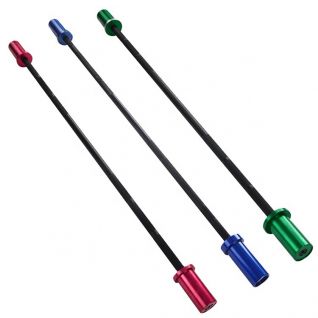 Non-Slip Grip 2.5 kg Kid 2inch Training Barbell Aluminum Technology Youth Training Bar with Smooth Rotating Sleeves