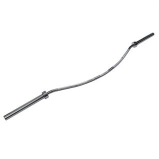 Heavy Duty Chrome Plated Olympic EZ Curl Bar With Knurled Grip For Bicep Training And Strength Workouts At Home Gym