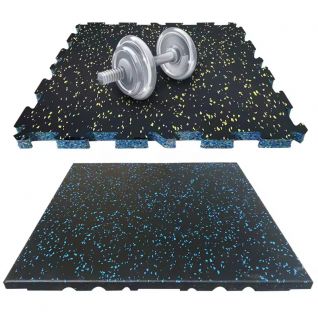 Gym Household Shock Pad Dumbbell Cushion Strength Area Special Anti-Slip Thickening Splicing Rubber Sound Insulation Floor Mat