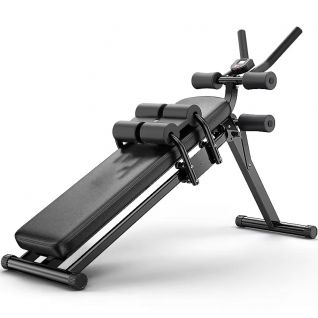 Durable Adjustable Ab Trainer Sit Up Bench With LCD Counter For Core Strength Training And Abdominal Workouts At Home Gym